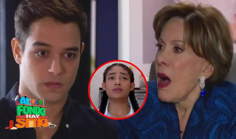 July se despidió de Cristóbal en emotivo momento en 'Al fondo hay sitio'. Foto: composición LR/América TV