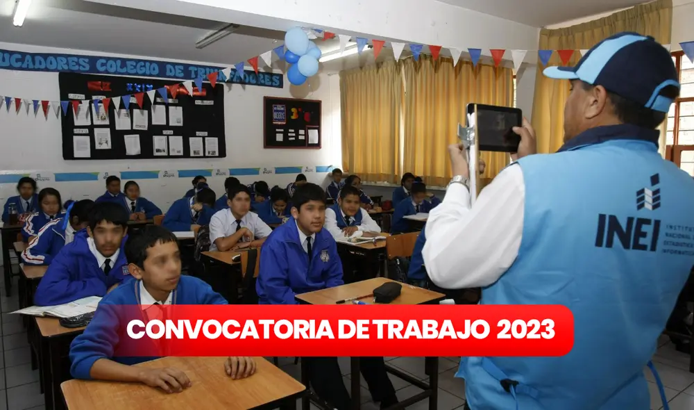 Conoce los requisitos y pasos para postular a la convocatoria laboral de aplicadores que hizo el INEI. Foto: composición LR/Andina Conoce los requisitos y pasos para postular a la convocatoria laboral de aplicadores que hizo el INEI. Foto: composición LR/Andina