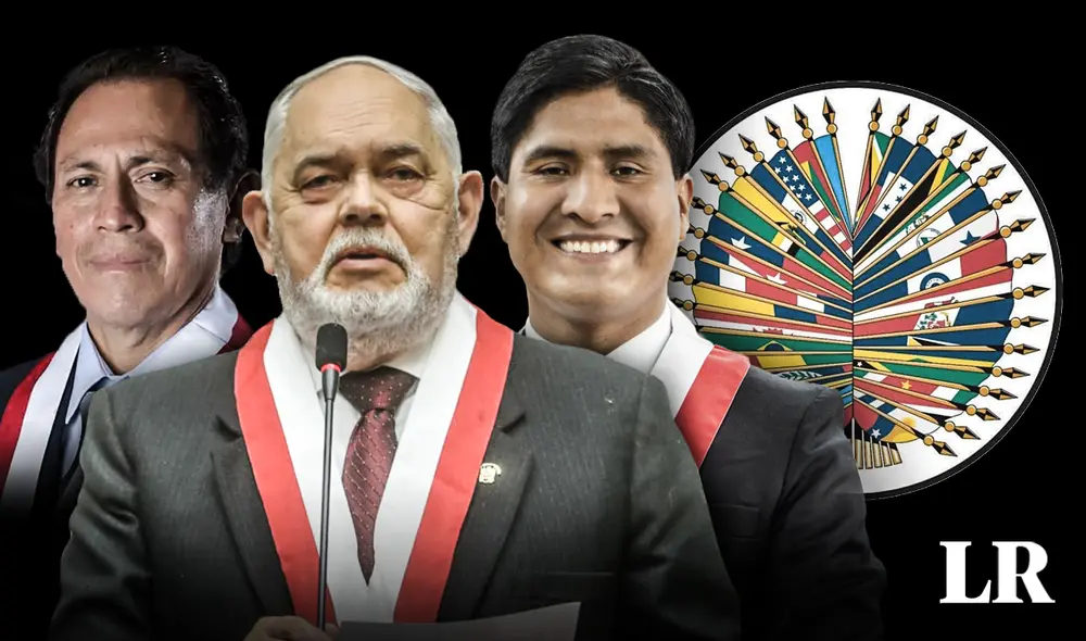 Perú Libre, Renovación Popular y Acción Popular son los autores de los 3 proyectos que piden que Perú se retire del pacto de San José. Foto: composición de Fabrizio Oviedo/La República