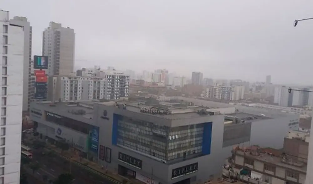 Se registraron lloviznas hoy en diversos distritos de Lima Metropolitana y Callao. Foto: Senamhi