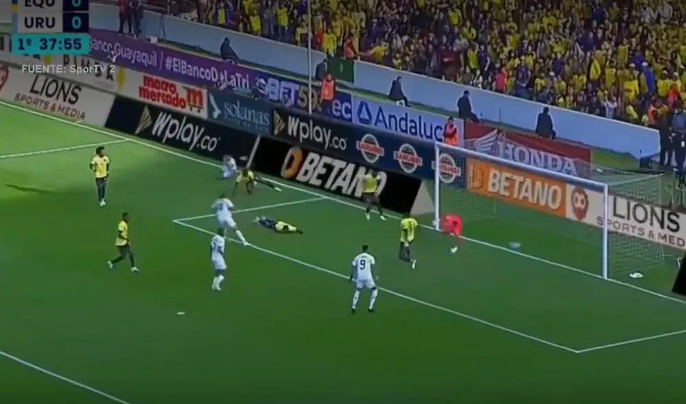 Ecuador vs Uruguay se enfrentan en Guayaquil. Foto: captura SporTV 2 / Video: SporTV 2