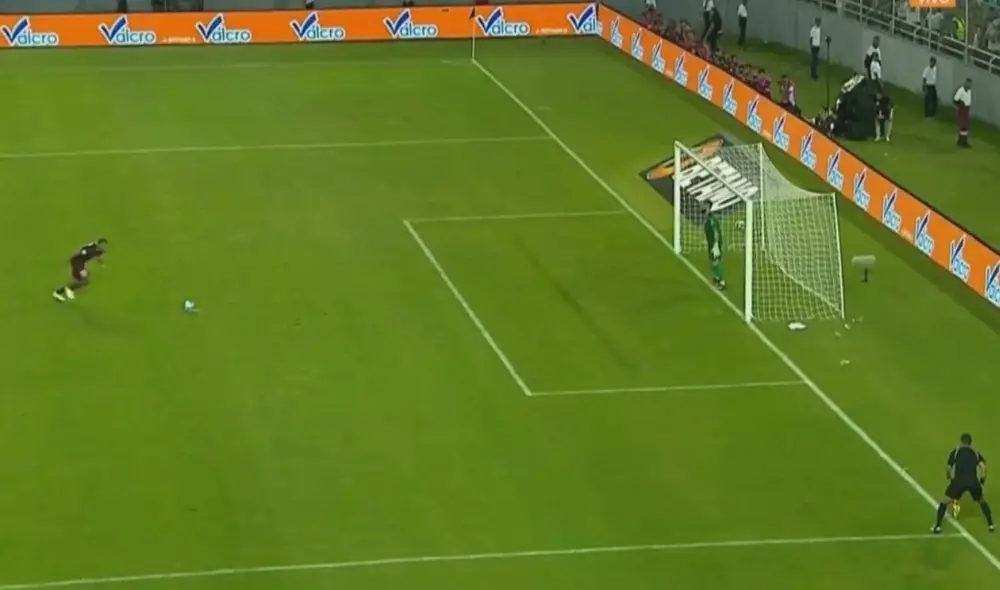 Venezuela suma su primer gol en la competencia. Foto: captura Movistar Deportes Venezuela suma su primer gol en la competencia. Foto: captura Movistar Deportes