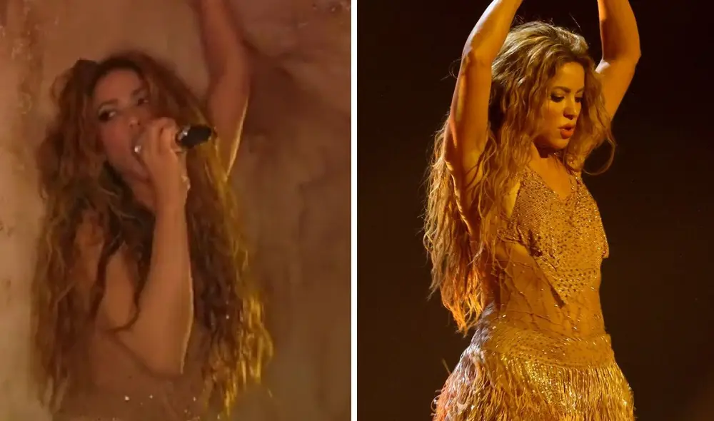 Shakira deslumbró en su presentación en los VMAs. Foto: composición LR/captura YouTube/MTV/Instagram
