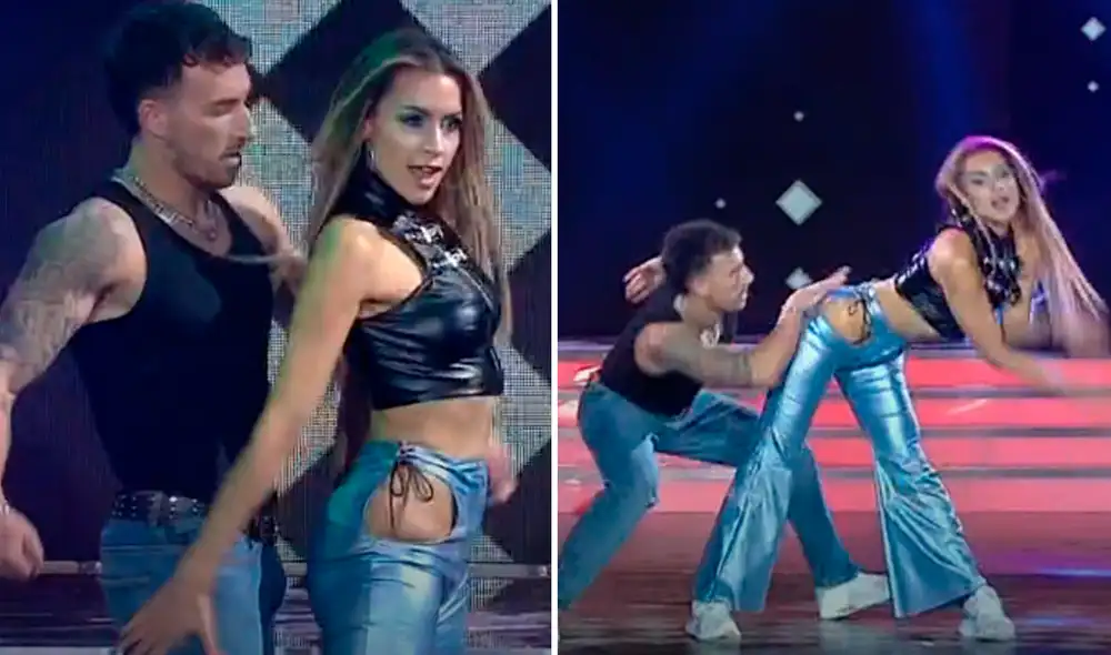 Milett y Martín Salwe bailan sensual coreografía. Foto: composición LR/'Bailando'