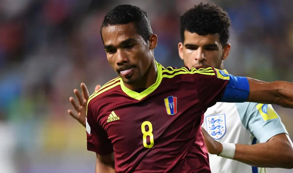 Yangel Herrera anotó un gol ante Paraguay, cuando el partido de la Vinotinto estaba 0-0. Foto: AFP
