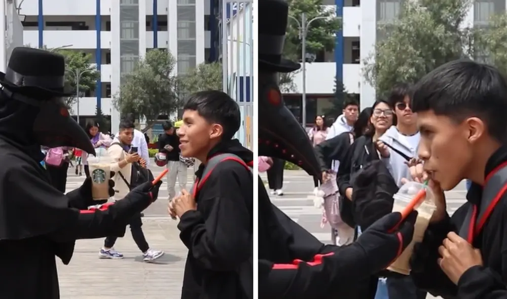 El muchacho llamó la atención de los usuarios con su curiosa respuesta. Foto: composición LR/TikTok/@lemonpayclips El muchacho llamó la atención de los usuarios con su curiosa respuesta. Foto: composición LR/TikTok/@lemonpayclips