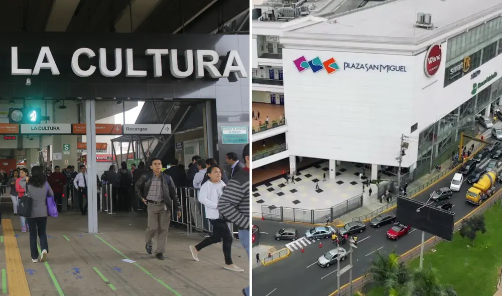 Conoce cómo llegar desde la estación La Cultura hasta Plaza San Miguel en corto tiempo. Foto: composición LR/La República/captura de YouTube
