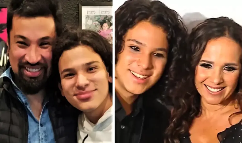 Aldo Miyashiro y Érika Villalobos no apoyaron completamente a su hijo cuando les contó que quería ser actor; sin embargo, luego cambiaron de opinión. Foto: composición LR/difusión/América TV