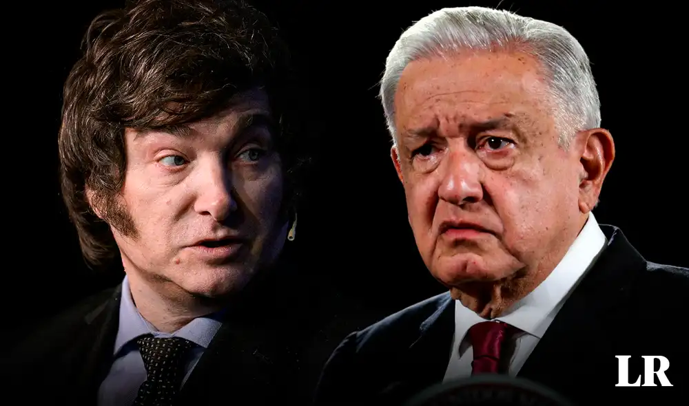 López Obrador afirma que "no hay diferencia" entre Javier Milei y otros conservadores. Foto: composición LR/EFE/AFP López Obrador afirma que "no hay diferencia" entre Javier Milei y otros conservadores. Foto: composición LR/EFE/AFP