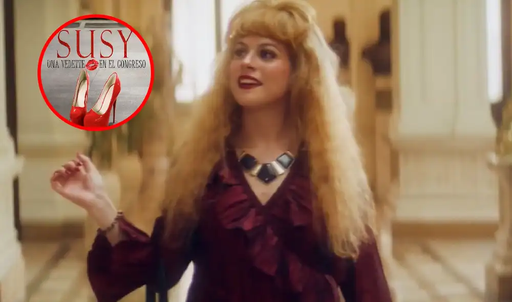 El afiche promocional de 'Susy, una vedette en el Congreso' se presentó en agosto. Foto: composición LR/Star Films
