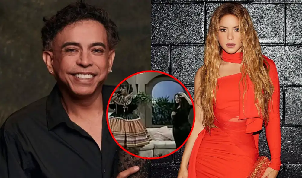 En la década de los 90, Ernesto Pimentel llevó a Shakira a comer hamburguesas luego de sacarla de una discoteca en Miraflores. Foto: composición LR/captura Instagram/ América TV