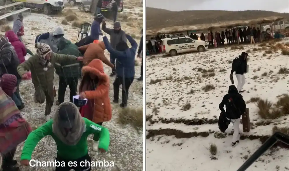 La banda Sur Andino comparte sus eventos a través de su cuenta de TikTok. Foto y video: @surandino/TikTok