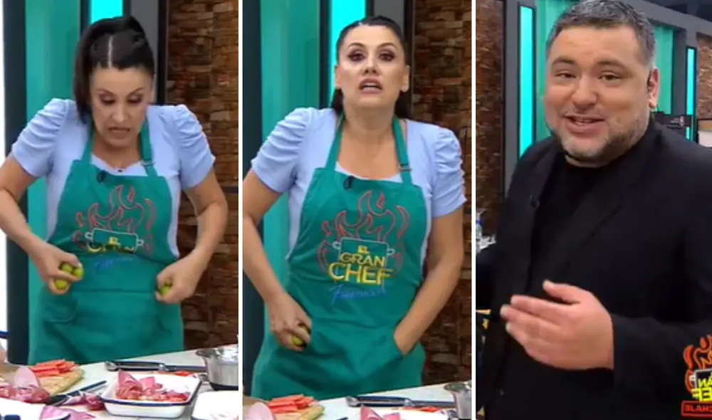 Patricia Portocarrero ayudó a Mayra Goñi en el repechaje de 'El gran chef: famosos'. Foto: composición LR/captura de Youtube/El gran chef: famosos