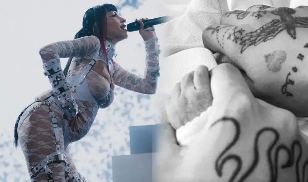 Cazzu se convirtió en madre. Foto: Composición LR/Instagram