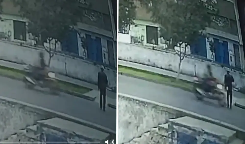 Instantes del accidente de tránsito. Foto: composición LR/MML