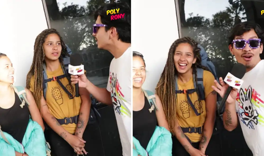 El youtuber PolyRony entrevista personas en las calles de Arequipa. Foto y video: PolyRony/Facebook El youtuber PolyRony entrevista personas en las calles de Arequipa. Foto y video: PolyRony/Facebook