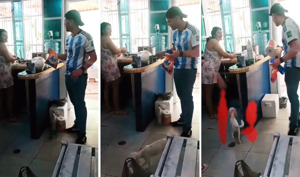 El venezolano llegó a su país con la costumbre peruana. Foto: composición LR/TikTok/@Sotorojasyesi