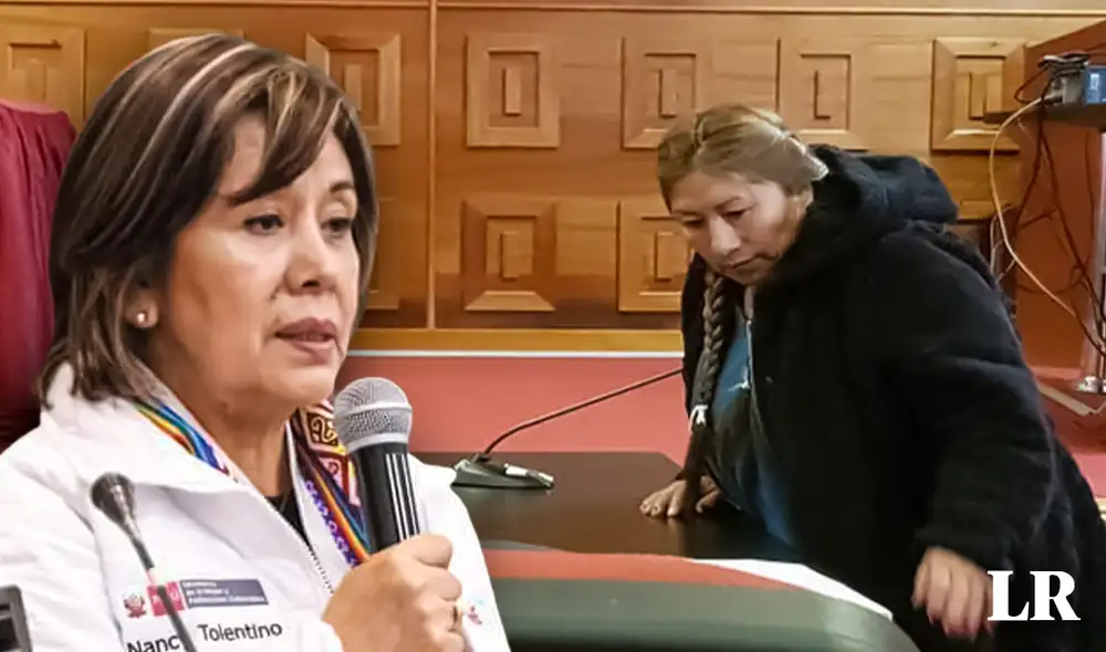 Ministra de la Mujer condenó que cabecilla de la red de trata de personas (derecha) esté prófuga. Foto: composición LR Alvaro Lozano/ Luis Älvarez - Video: Luis Álvarez Ministra de la Mujer condenó que cabecilla de la red de trata de personas (derecha) esté prófuga. Foto: composición LR Alvaro Lozano/ Luis Älvarez - Video: Luis Álvarez