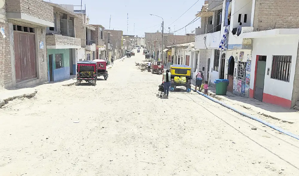 Sin condiciones. Población de San José está afectada por obra de saneamiento suspendida. Foto: Emmanuel Moreno/LR Sin condiciones. Población de San José está afectada por obra de saneamiento suspendida. Foto: Emmanuel Moreno/LR