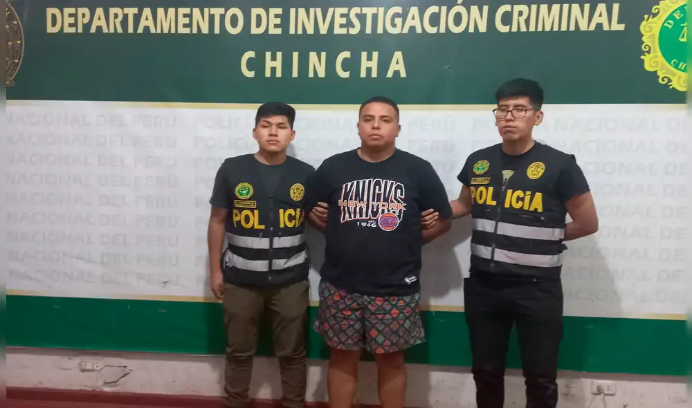 Anicama Saldaña fue intervenido por agentes de la División de Homicidios. Foto: PNP