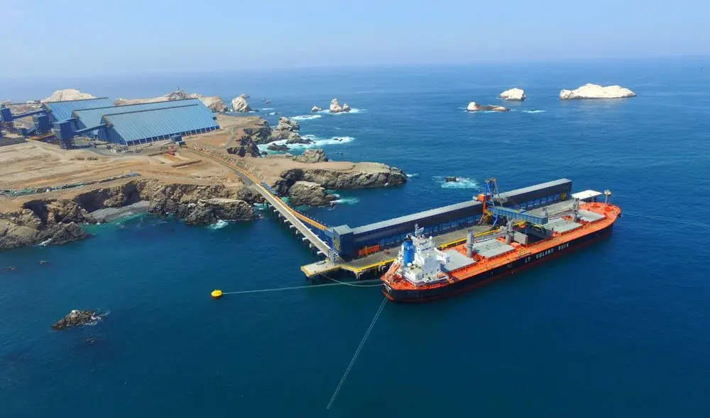 Puerto de Matarani. Desde el inicio de concesión, Tisur ha invertido 10 veces más de lo comprometido. Foto. difusión