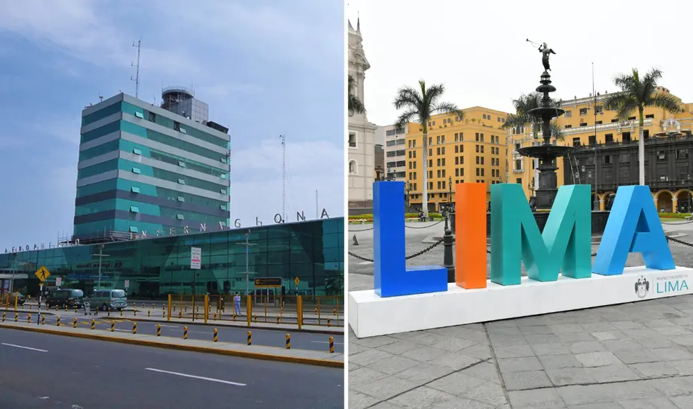 Conoce cómo ir desde el Aeropuerto Jorge Chávez hasta el Centro de Lima de manera rápida y económica. Foto: composición LR/Difusión/Twitter