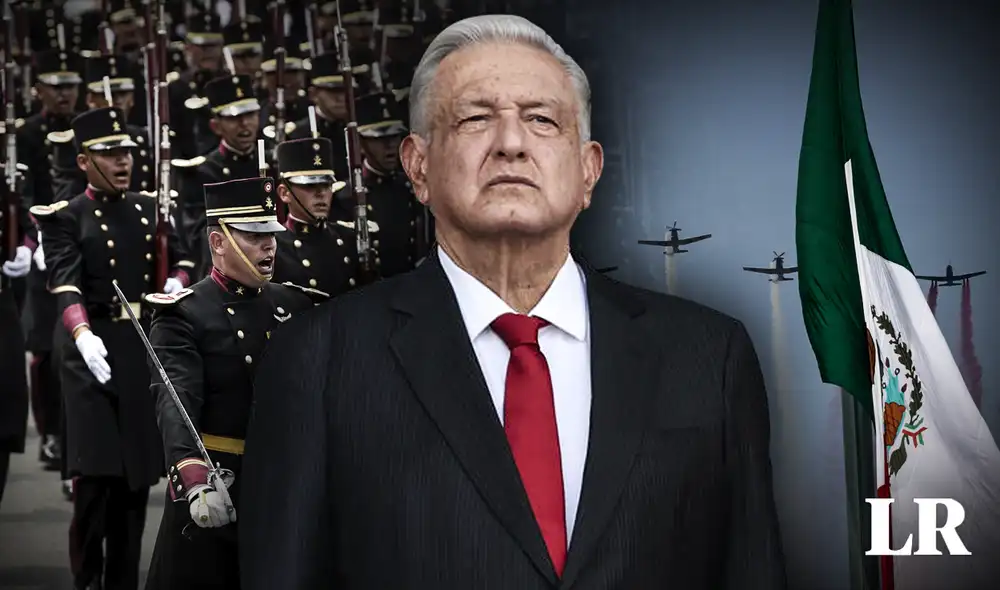 AMLO estuvo acompañado de su esposa Beatriz Gutiérrez Müller, así como de integrantes de su gabinete. Foto: composición de Fabrizio Oviedo/La República/EFE - Video: AMLO