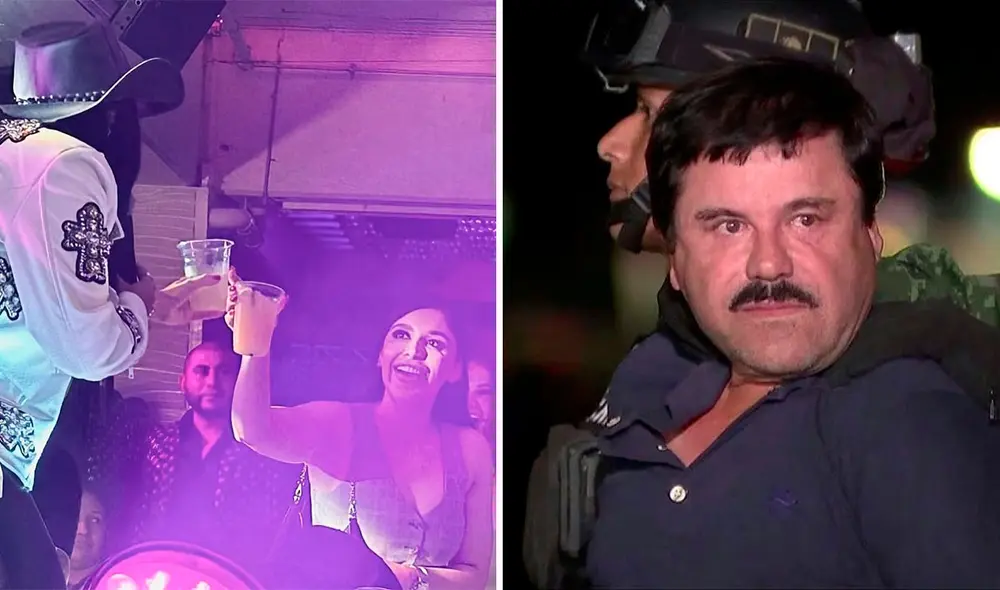 Tras recuperar su libertad, Emma Coronel acompañó a su abogada en una presentación por el Dia de la Independencia de México. Foto: composición LR/@lalenguateve/Instagram/AFP - Video: TMZ