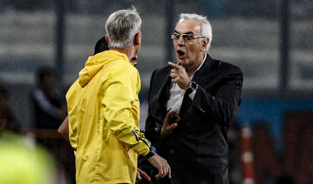 Tiago Nunes y Jorge Fossati fueron expulsados del partido entre Cristal y Universitario. Foto: Luis Jiménez/La República Tiago Nunes y Jorge Fossati fueron expulsados del partido entre Cristal y Universitario. Foto: Luis Jiménez/La República