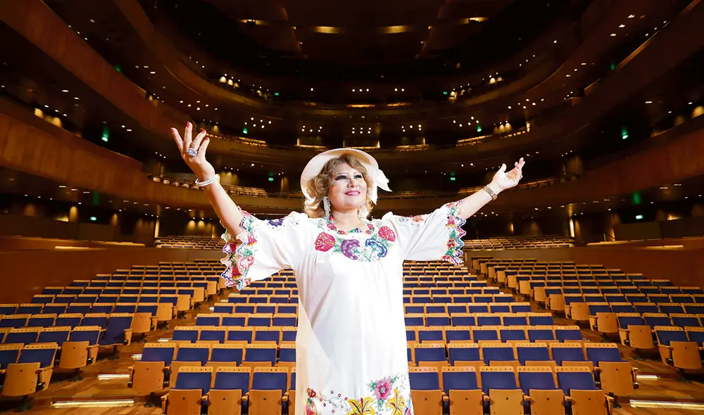 Amanda Portales en el Gran Teatro Nacional. Foto: difusión