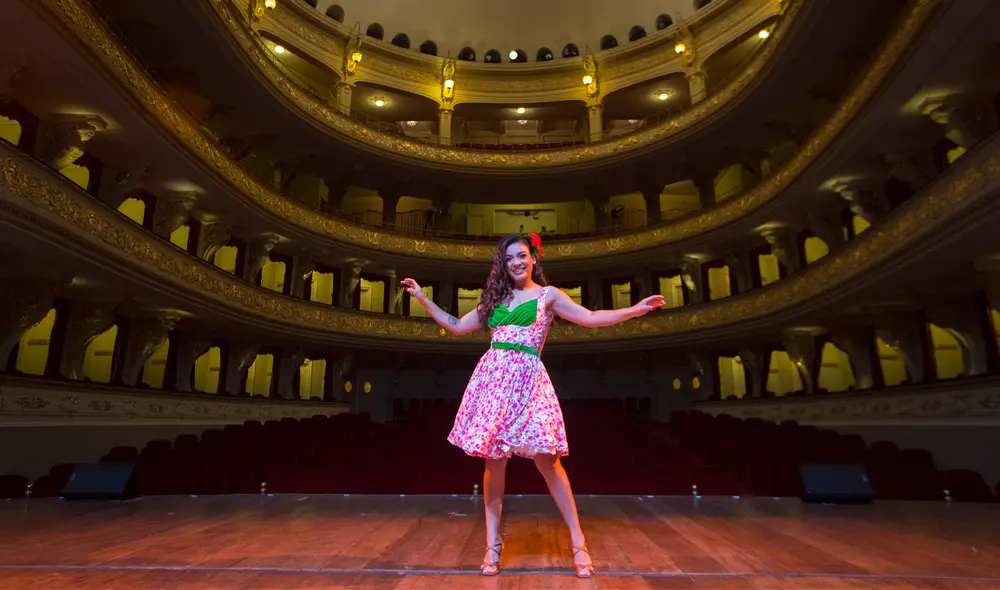 Por estas semanas, en su canal  en YouTube, Cielo está revisitando algunos clásicos de la  cumbia en versión salsa. Foto: Antonio Melgarejo/La República