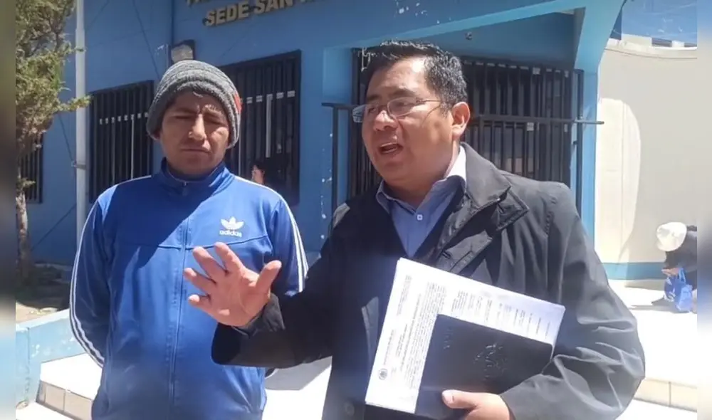 Víctima. Abogado presentó denuncia ante el Ministerio Público contra efectivos policiales.