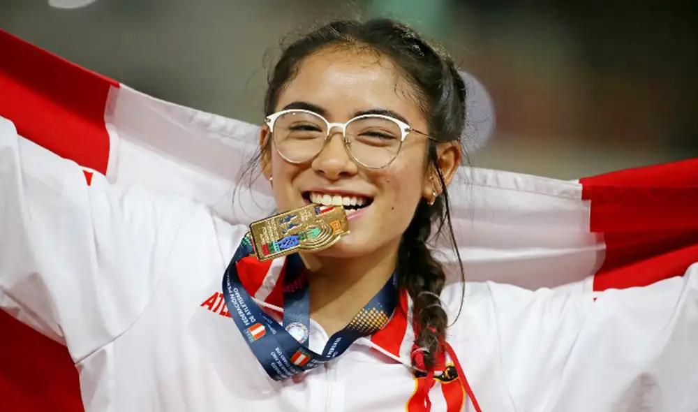 Cayetana Chirinos es una de las promesas del atletismo peruano. Foto: Legado Oficial
