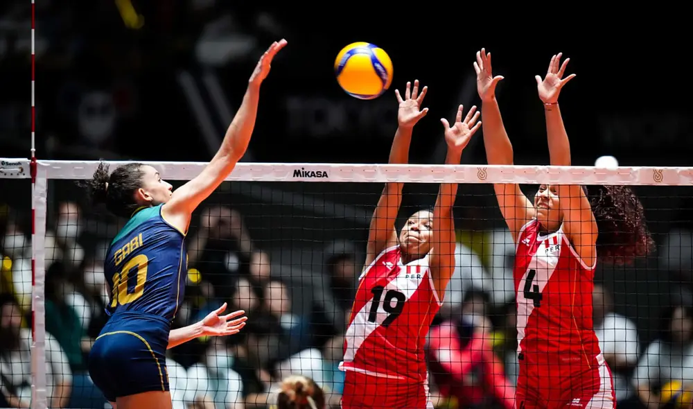 Brasil sumó seis puntos, mientras que Perú se mantiene con cero unidades. Foto: Volleyball World | Video: Volleyball World