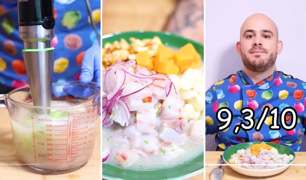 Cabe resaltar que el chef español en su cuenta de TikTok también preparó platos típicos de otros países. Foto: composición LR/captura de TikTok Cabe resaltar que el chef español en su cuenta de TikTok también preparó platos típicos de otros países. Foto: composición LR/captura de TikTok