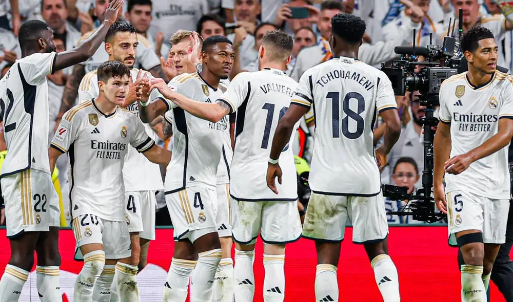 Real Madrid es el puntero del fútbol español. Foto: Real Madrid. Real Madrid es el puntero del fútbol español. Foto: Real Madrid.