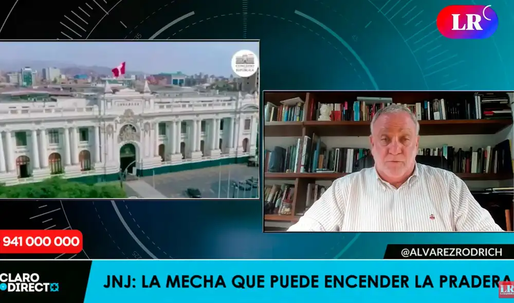 Augusto Álvarez Rodrich presume que podría haber una gran marcha en los próximos días. Foto y video: La República
