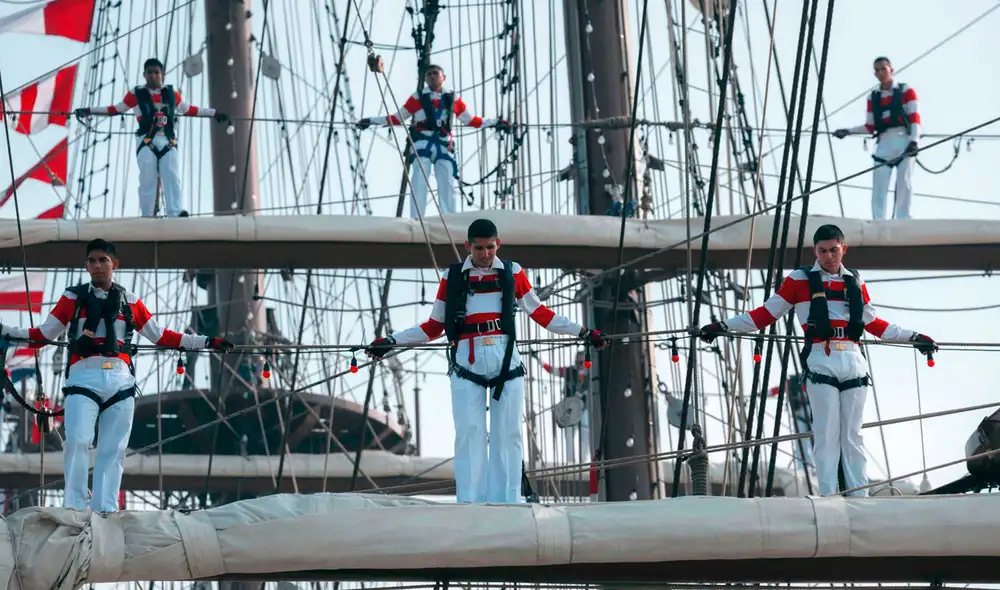BAP Unión se quedará hasta el 22 de septiembre en China antes de volver a zarpar. Foto: EFE BAP Unión se quedará hasta el 22 de septiembre en China antes de volver a zarpar. Foto: EFE