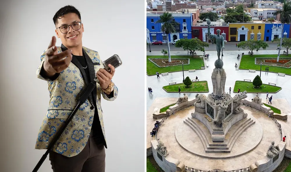 El cantante viene siendo la sensación en la cumbia peruana. Foto: Composición LR / Instagram Los Complices de la Cumbia / Andina