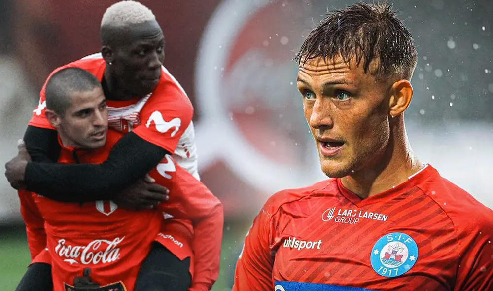 Oliver Sonne juega como lateral derecho en el fútbol de Dinamarca. Foto: composición LR