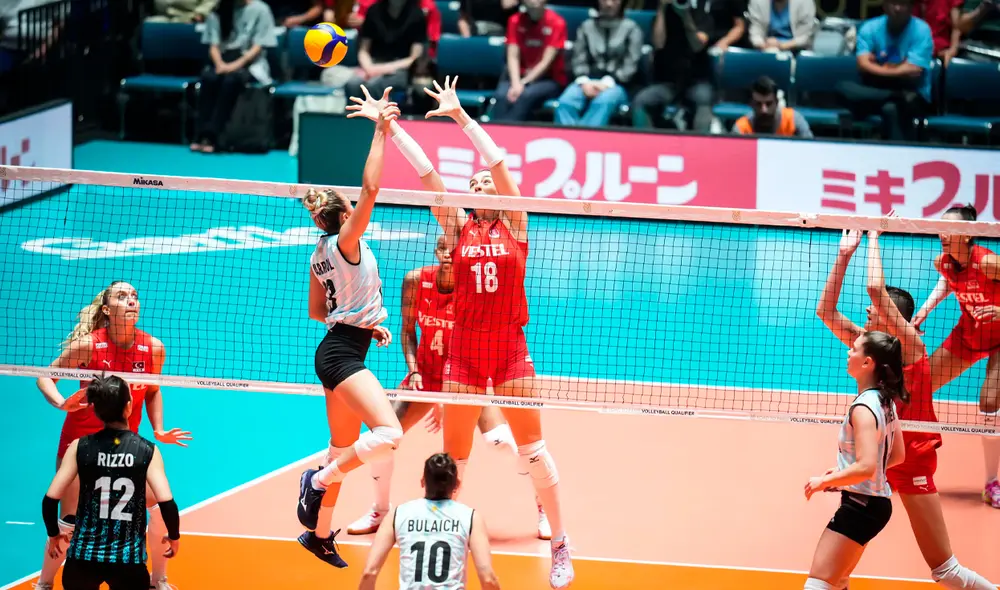 Argentina está contra las cuerdas en el Preolímpico de Voleibol 2023. Foto: Volleyball World
