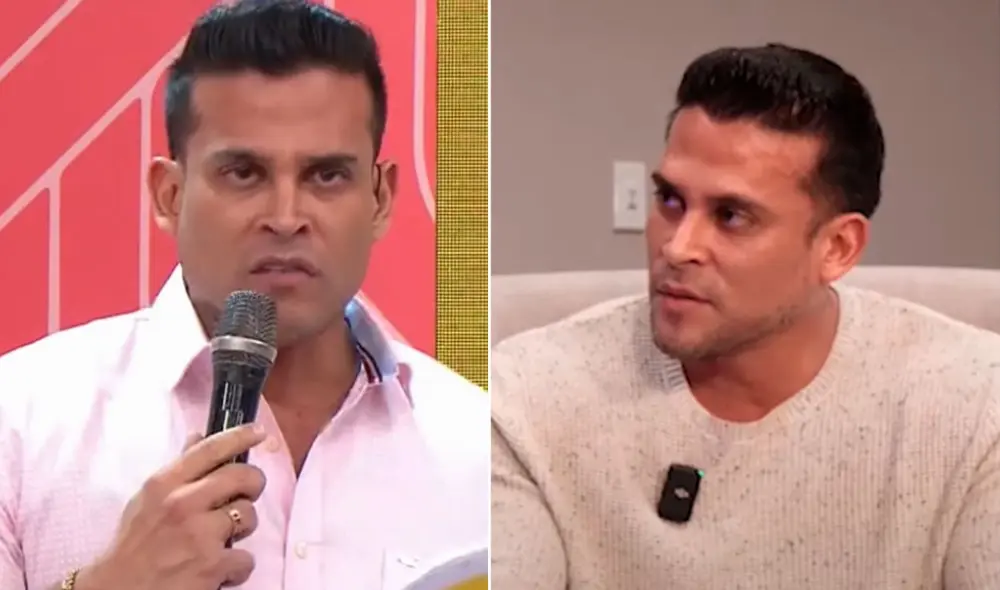 Christian Domínguez segura que solo ha sido infiel dos veces en su vida. Foto: composición LR/captura de América TV/captura de YouTube