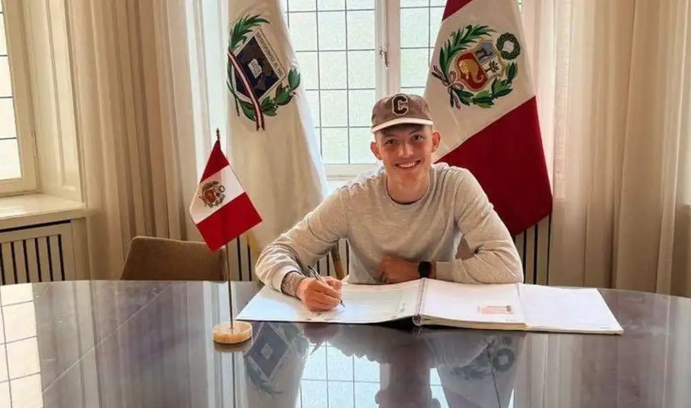 Oliver Sonne está a un paso de ser peruano y ser elegible para la selección peruana. Foto: X/Perú En Suecia Oliver Sonne está a un paso de ser peruano y ser elegible para la selección peruana. Foto: X/Perú En Suecia