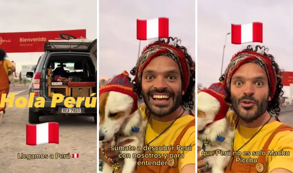 Santi y Lolo están de visita en Perú para conocer más de la cultura de nuestro país. Foto: composición LR/TikTok/@soybloop Santi y Lolo están de visita en Perú para conocer más de la cultura de nuestro país. Foto: composición LR/TikTok/@soybloop