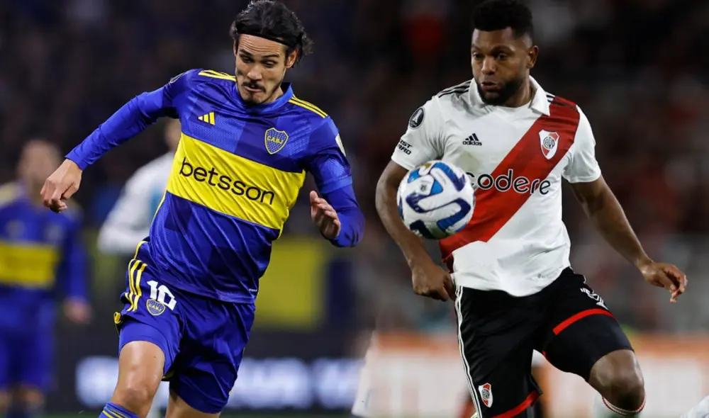 Boca Juniors y River Plate jugarán el superclásico en La Bombonera. Foto: composición/EFE Boca Juniors y River Plate jugarán el superclásico en La Bombonera. Foto: composición/EFE