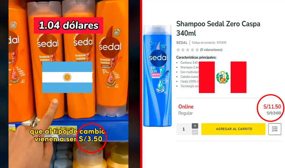 Conoce la diferencia de precios de diversos productos de la canasta básica. Foto: composición LR/captura de TikTok/@fabiviajes Conoce la diferencia de precios de diversos productos de la canasta básica. Foto: composición LR/captura de TikTok/@fabiviajes