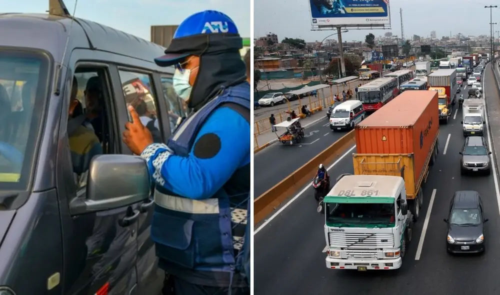 Si eres conductor de transporte terrestre, recuerda que la ATU se encargará de fiscalizar el cumplimiento del curso de actualización de normas de tránsito. Foto: composiciónLR/ATU/Andina