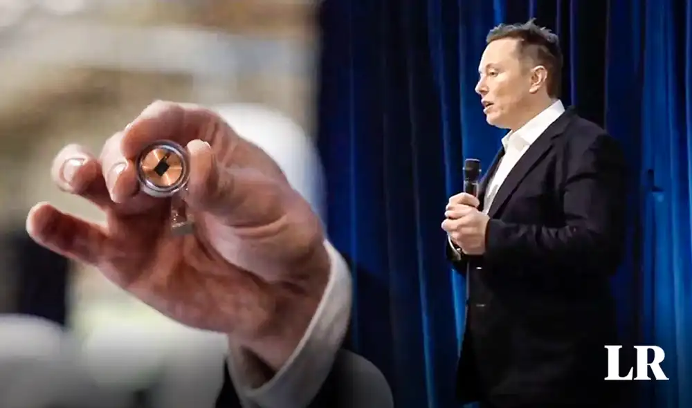 Neuralink, la compañía de neurotecnología de Elon Musk, probará su implante cerebral N1 en humanos. Foto: AFP / composición de Jazmín Ceras