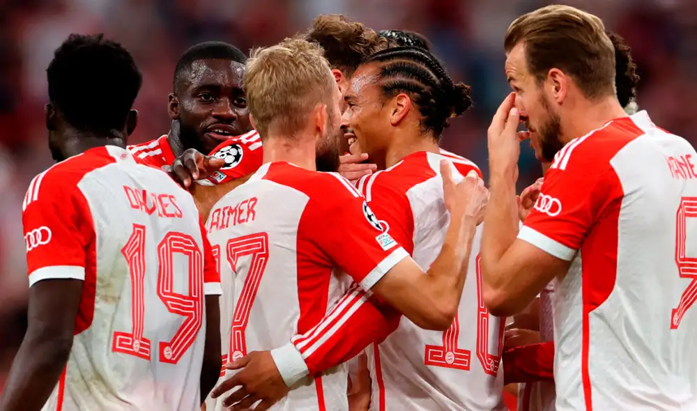 Bayern Múnich enfrentó a Manchester United en el inicio de la Champions League. Foto: EFE