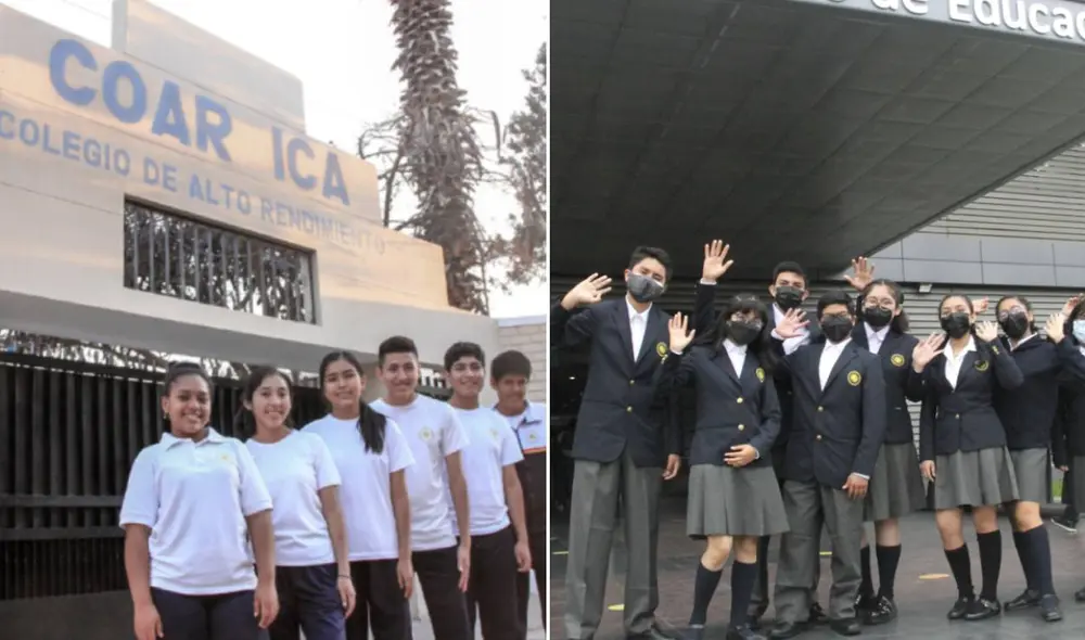 En los COAR estudian alumnos de 3.º, 4.º y 5.º de secundaria. Foto: composición Minedu/COAR
